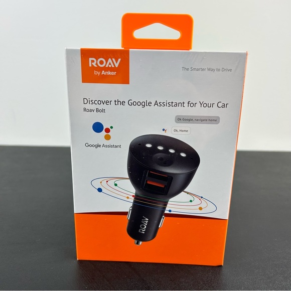 Roav by Anker 2-Port USB Bolt Charger with Google Assistant - Picture 1 of 11